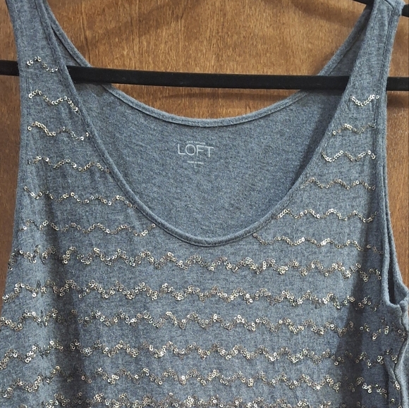 LOFT sequins tank large - Picture 9 of 9